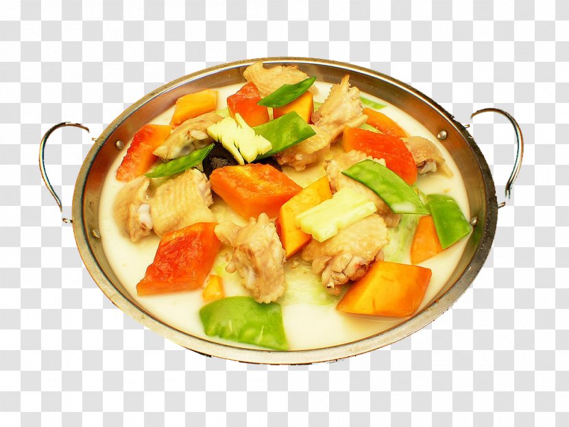 Yellow Curry Chicken Red Vegetarian Cuisine Food - Vegetable - Dip In Milk Slip Transparent PNG