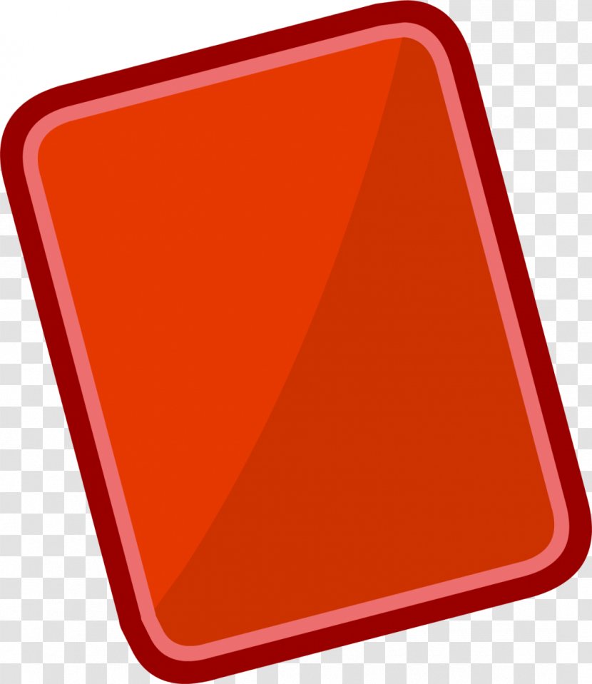 Red Wiki Club Penguin Penalty Card - Ao Chania Fc Transparent PNG