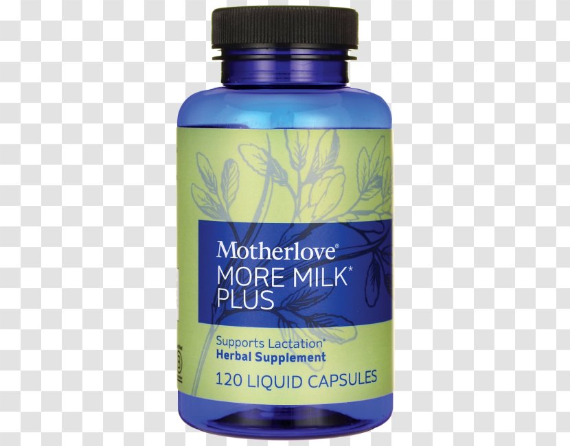 Dietary Supplement Motherlove More Milk Plus Vegetarian Cuisine Capsule - Liquid Transparent PNG