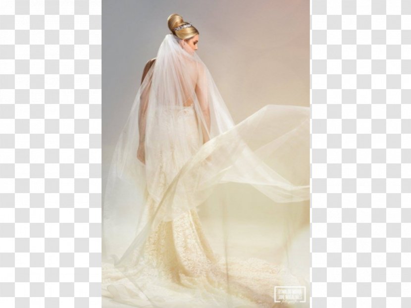 Wedding Dress Silk Veil Gown - Shoulder Transparent PNG
