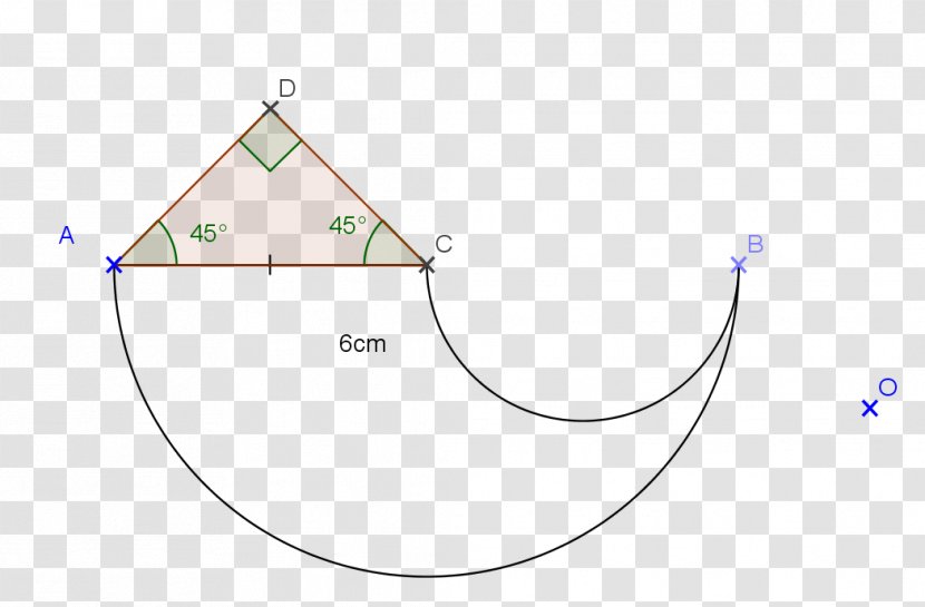 Triangle Circle Point Area - Maths Transparent PNG