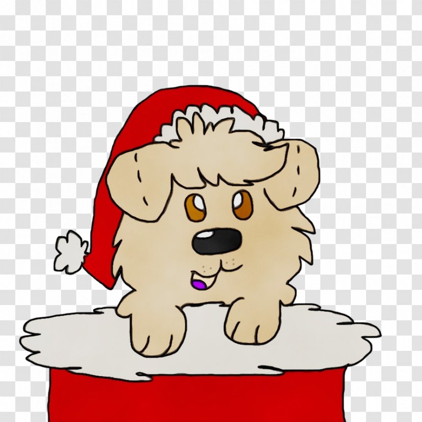 Christmas And New Year Background - Puppy Love - Poodle Labradoodle Transparent PNG