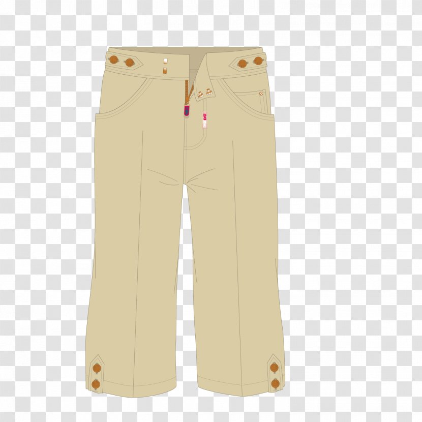 Boy Trousers Designer - Yellow Transparent PNG