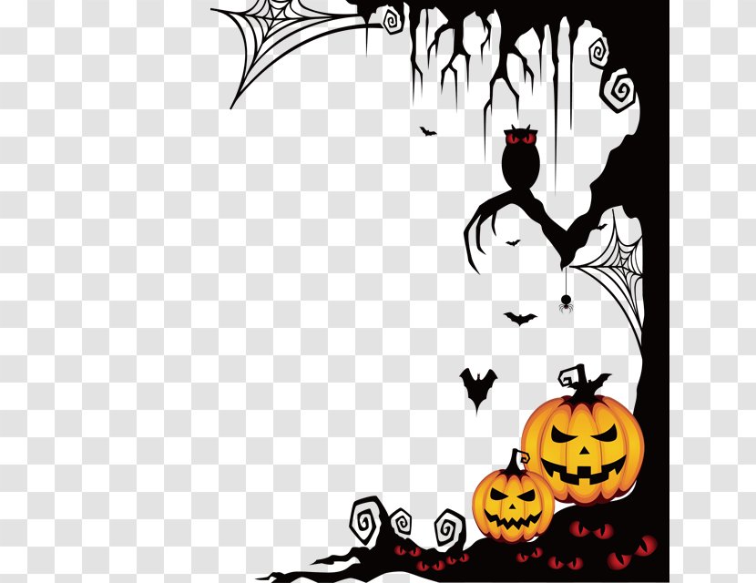 Halloween Costume Jack-o'-lantern Cat - Black And White Transparent PNG