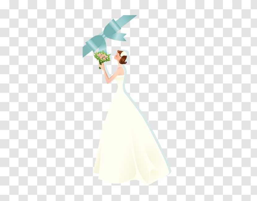 Wedding Gown Bridal Shower Illustration Transparent PNG