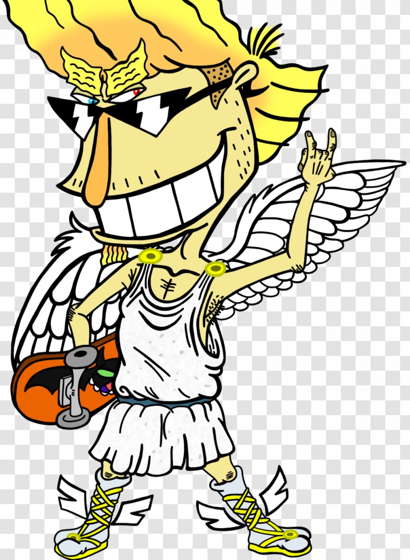 Beak Line Art Cartoon Clip - Artwork - Guardian Angel Transparent PNG