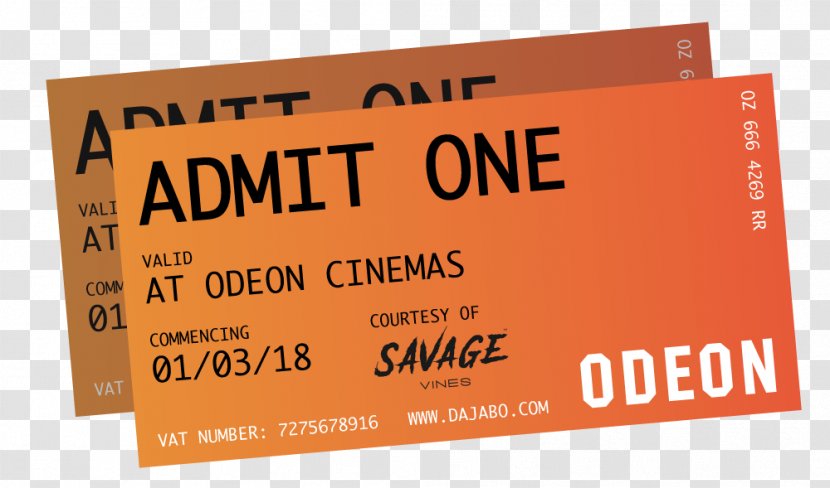 Wine Common Grape Vine Odeon Cinemas Ticket - Cinema - Tickets Transparent PNG