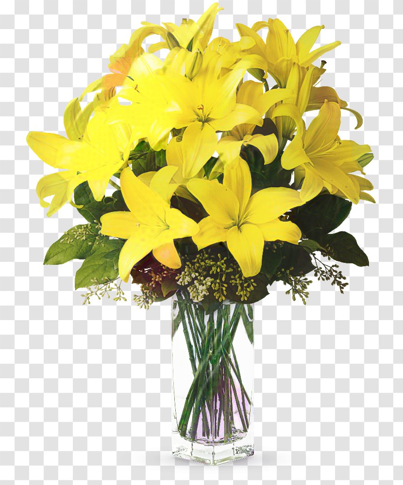 Floral Design Cut Flowers Flower Bouquet Flowerpot - Narcissus Transparent PNG