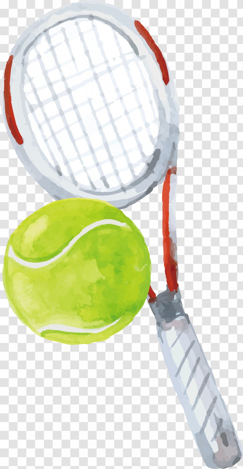 Strings Rakieta Tenisowa Tennis - Ball Game - Drawing Vector Transparent PNG