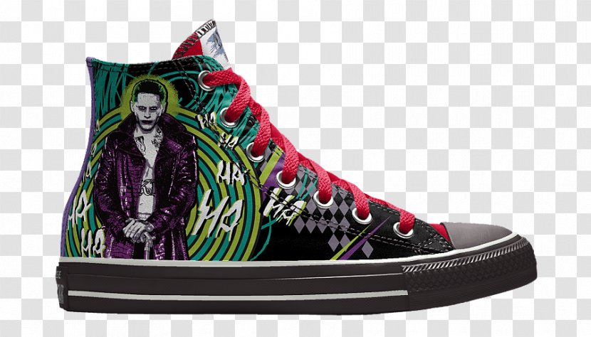 Harley Quinn Joker Converse Chuck Taylor All-Stars Sneakers - Shoe - Sole Collector Transparent PNG