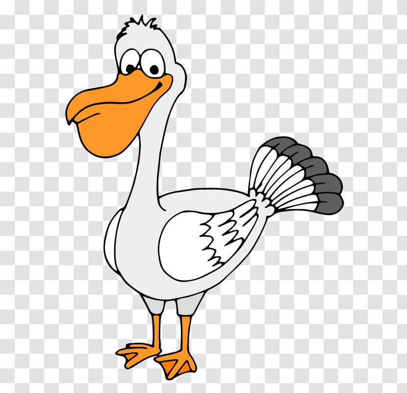 Bird Chicken Common Ostrich Clip Art - Goose - Yellow Mouth Transparent PNG