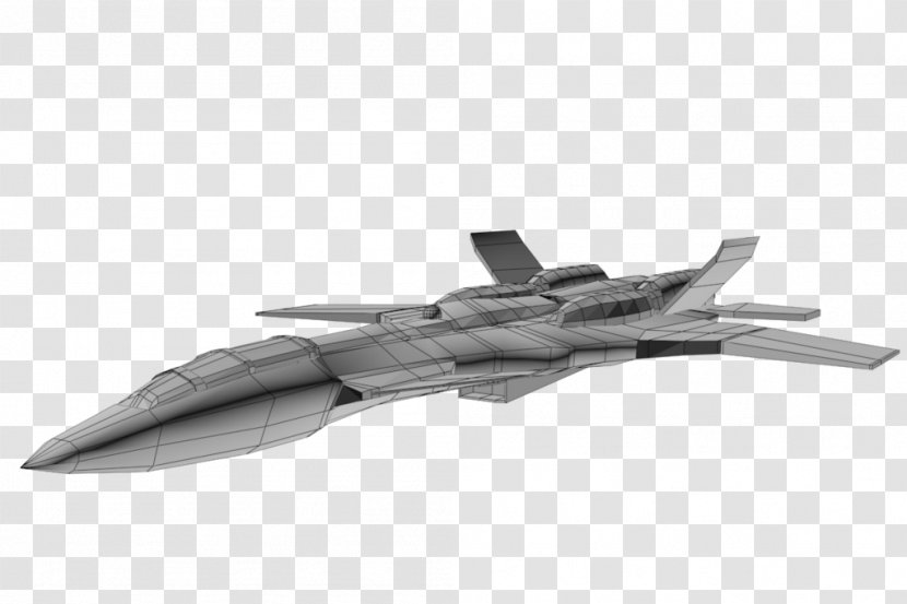 Military Aircraft Airplane Wing - Low Poly Transparent PNG