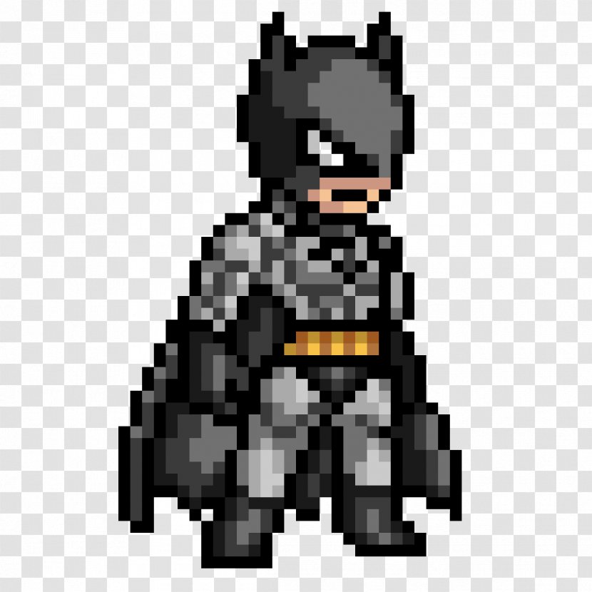 Pixel Art Batman - Superhero Transparent PNG