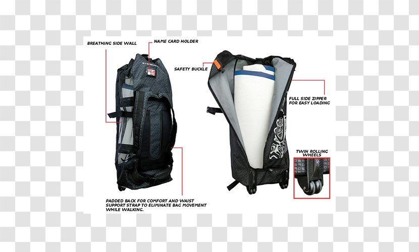 Bag Standup Paddleboarding Surfing Inflatable Backpack - Motorcycle Accessories Transparent PNG