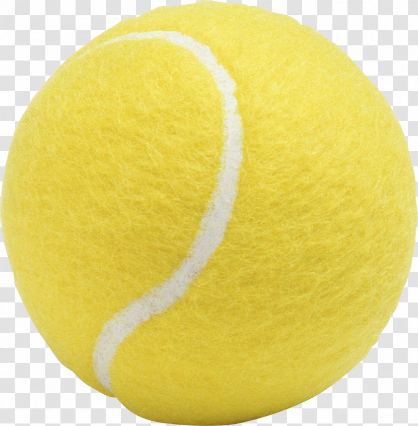 Yellow Tennis Ball Clip Art - Copyright - Material Without Matting Transparent PNG