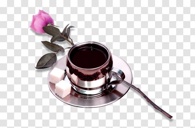 Coffee Tea Cafe Cup - Mug - Rose Transparent PNG