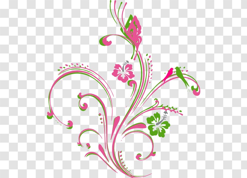 Butterfly Flower Clip Art - Petal - Pink Transparent PNG