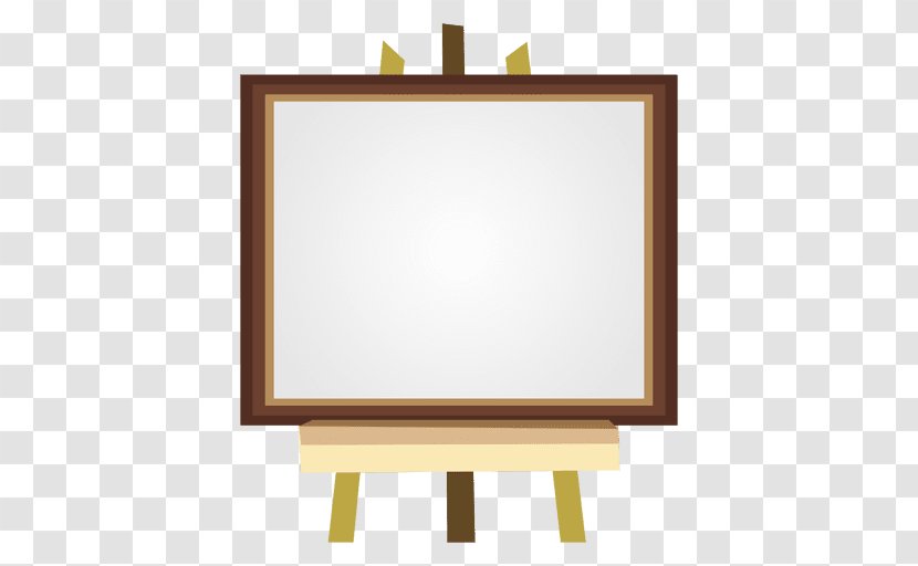 Easel Painting Canvas - Display Device Transparent PNG
