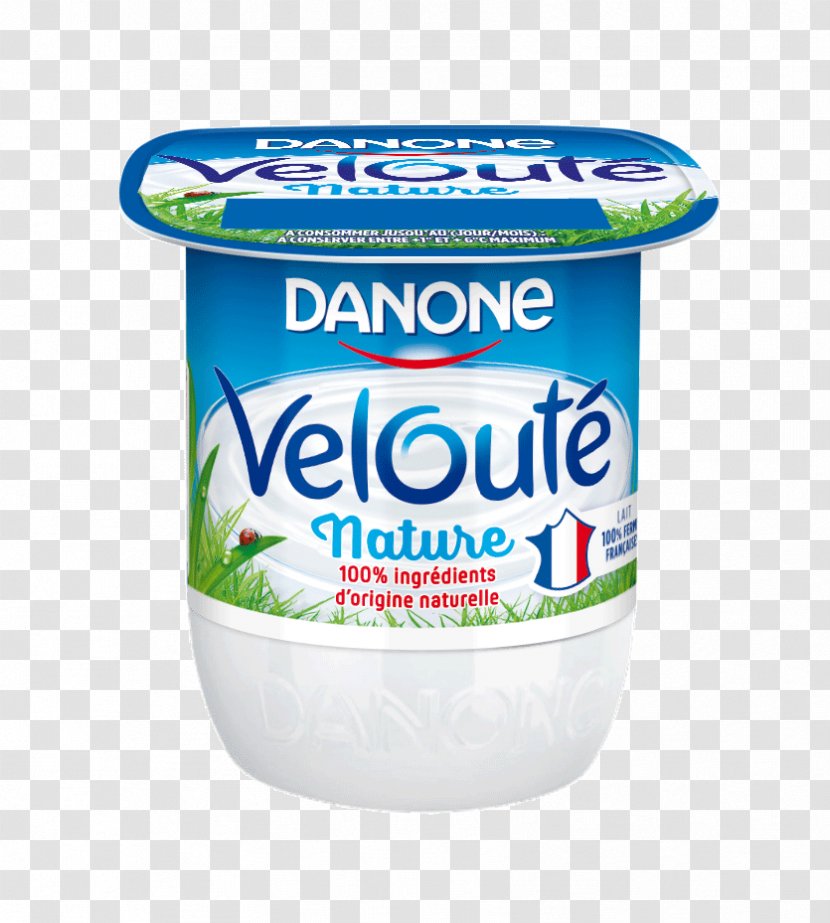 Crème Fraîche Velouté Sauce Yoghurt Danone Cream - Milk Transparent PNG