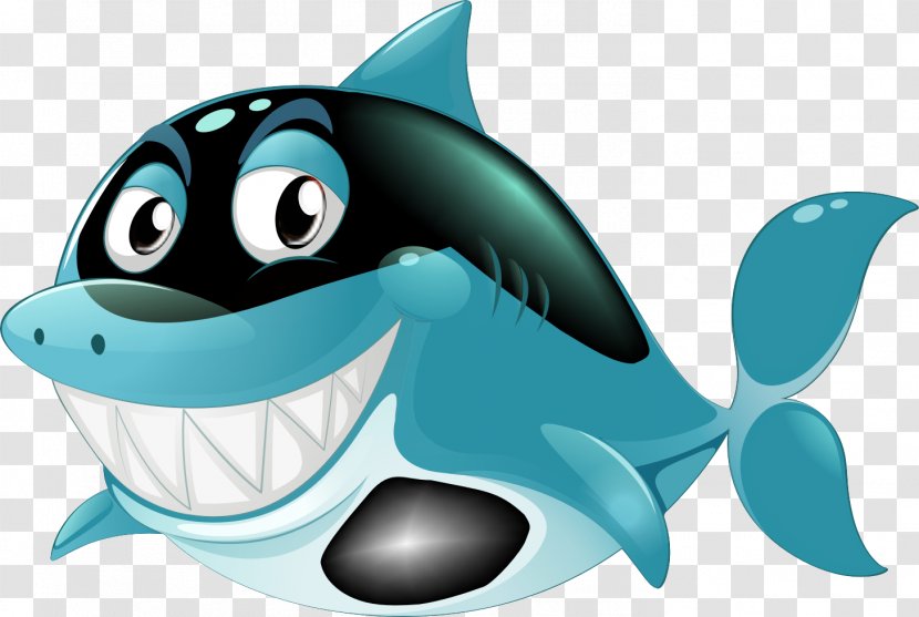 Shark Dolphin Q-version Clip Art - Q Version Of The Transparent PNG