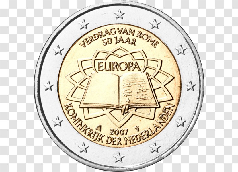 Netherlands 2 Euro Coin Dutch Coins - Yer Piazza Del Campidoglio Transparent PNG