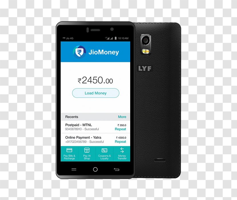 LYF 4G Price Android Jio - Communication Device - Water Shutting Transparent PNG