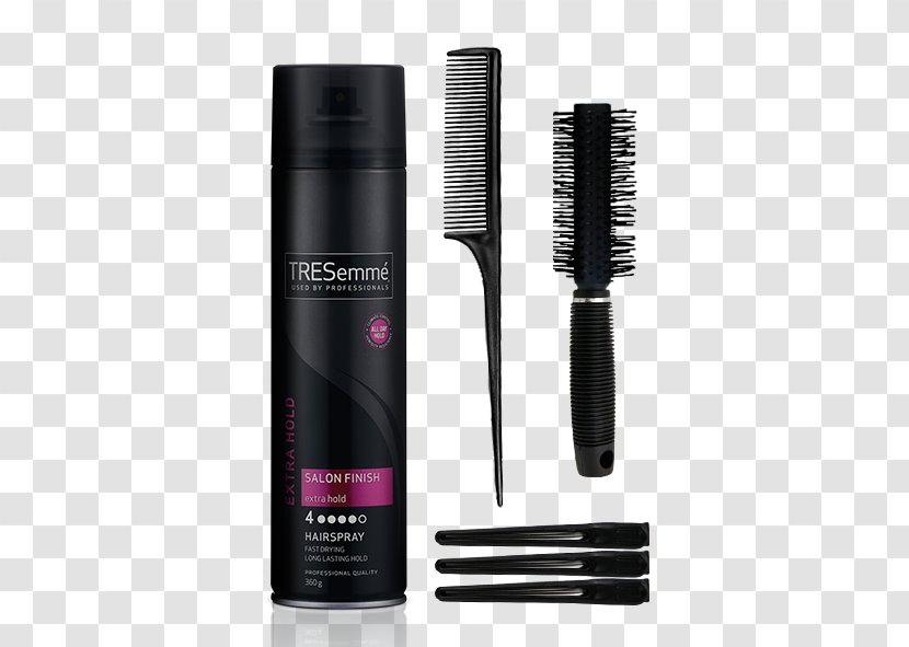 Beauty Lip Balm Mascara Hair Spray TRESemmé - Brush Transparent PNG