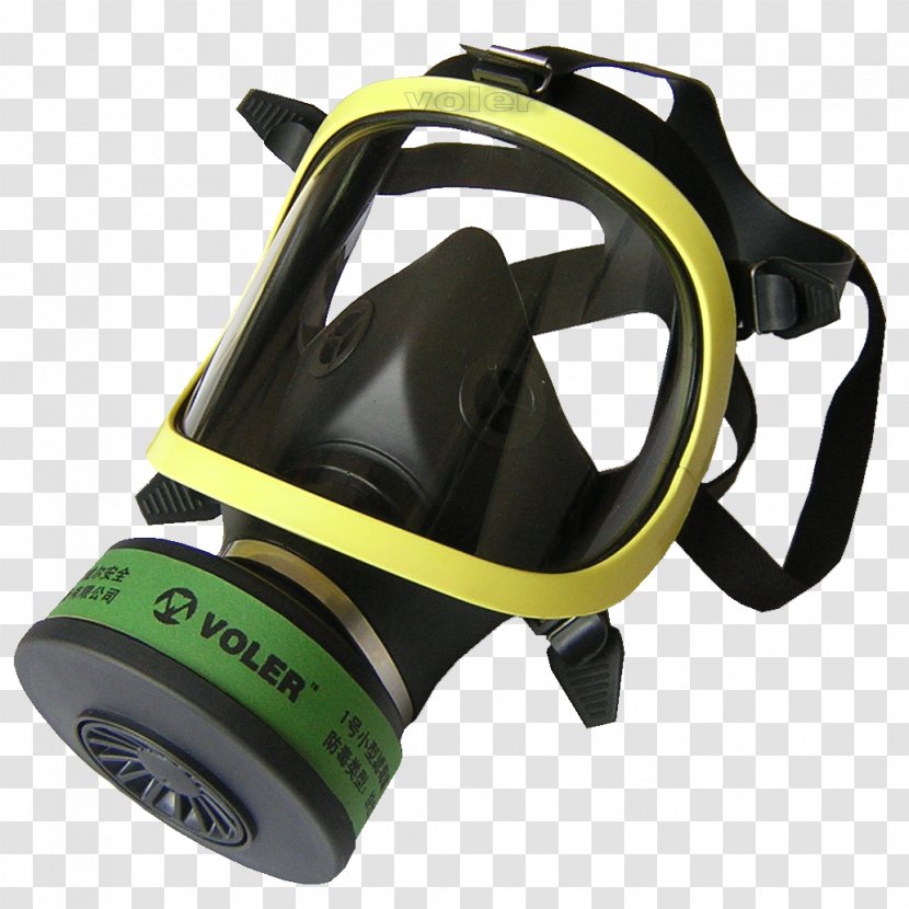 Gas Mask Respirator Chemical Substance - Cartoon - Masks Transparent PNG