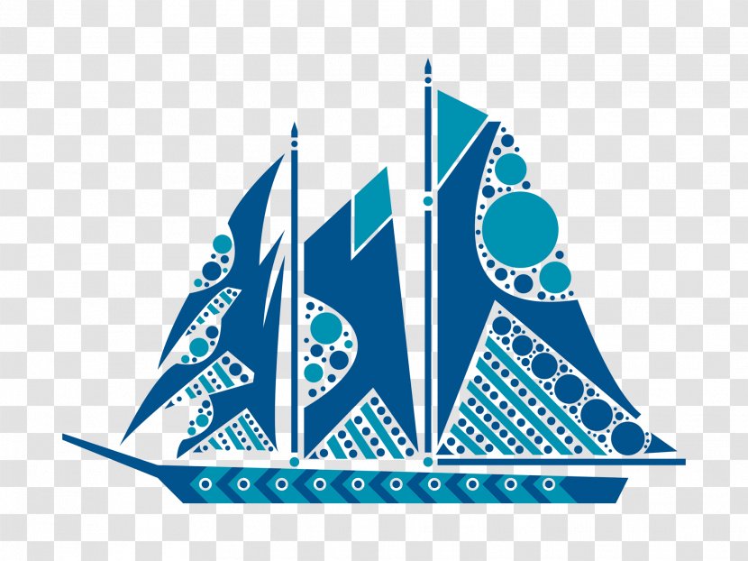 Logo Caravel Brand Font - Sailboat Transparent PNG