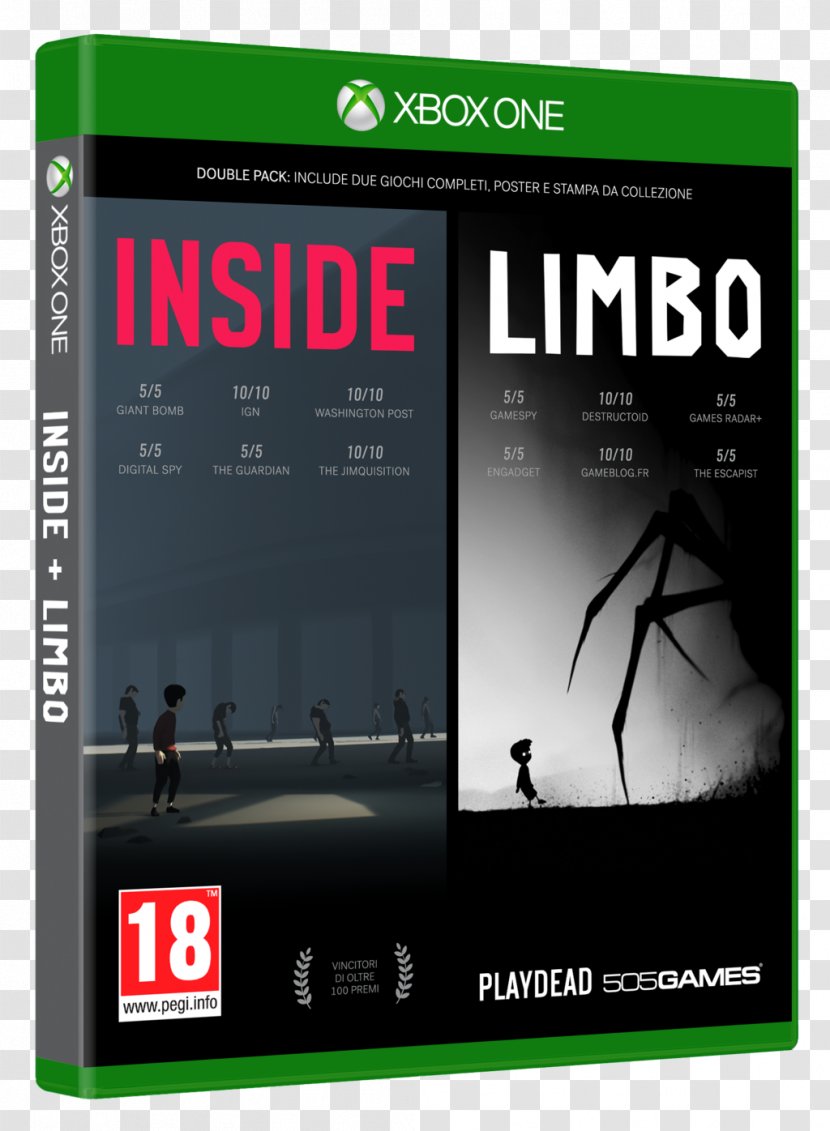 INSIDE / LIMBO Double Pack PlayStation 4 Ori And The Blind Forest - Xbox One - Smart World Transparent PNG
