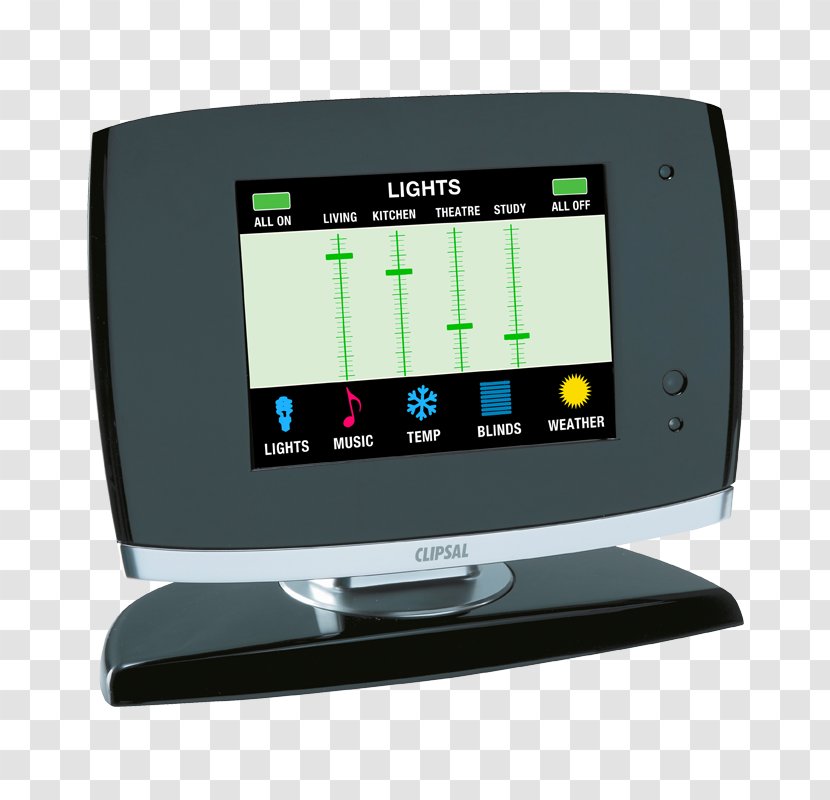 Touchscreen Interface Output Device Clipsal Computer Hardware - Electric Bus Transparent PNG