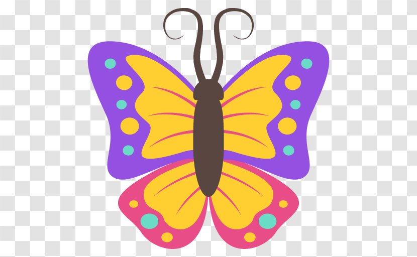 Butterfly Emoji WhatsApp Symbol Emoticon - Pieridae - Crying Transparent PNG