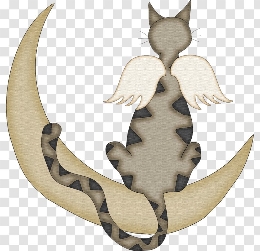 Cat Clip Art Moon Image - Claw Transparent PNG