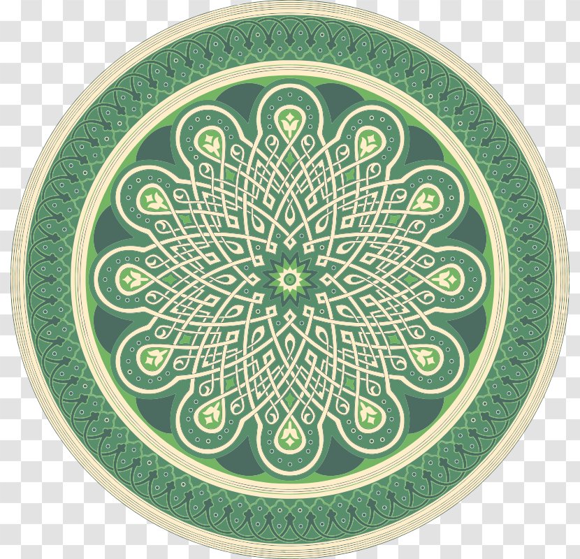 Islamic Geometric Patterns Art Mandala - Arabesque - Cliparts Transparent PNG