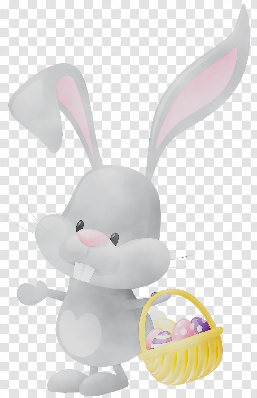 Easter Bunny Domestic Rabbit Basket - Animation Transparent PNG