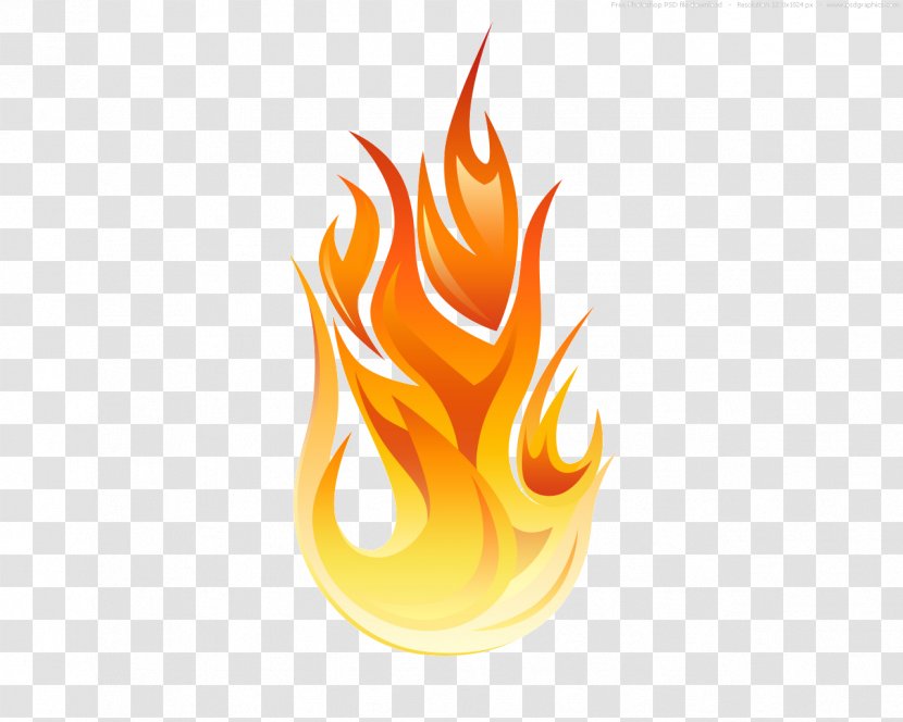 Flame Fire Clip Art - Orange Transparent PNG