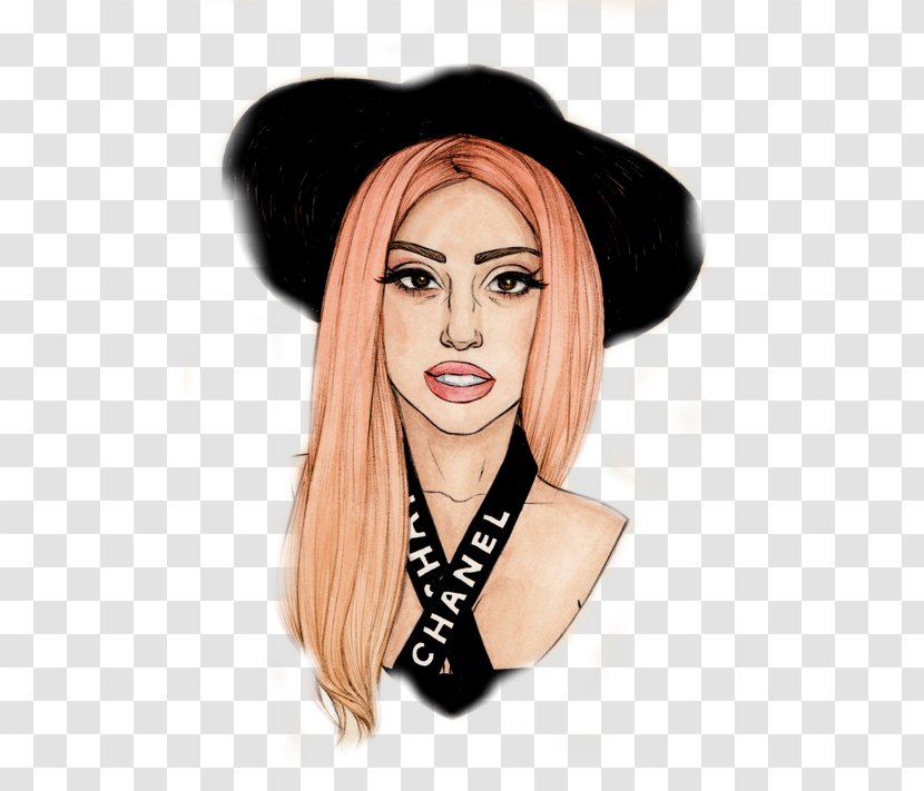 Lady Gaga Drawing Fan Art Painting - Portrait Transparent PNG