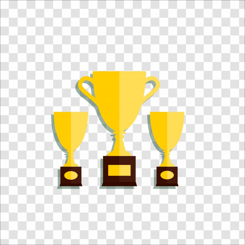 Flat Design - Wine Glass - Trophy Transparent PNG