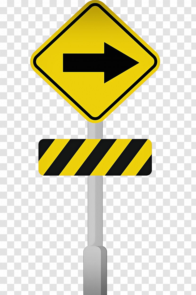 Arrow - Traffic Sign - Symbol Road Transparent PNG