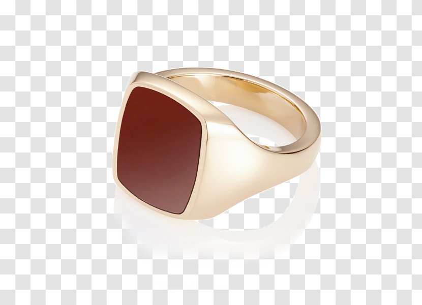 Pinky Ring Gold Onyx Carnelian Transparent PNG