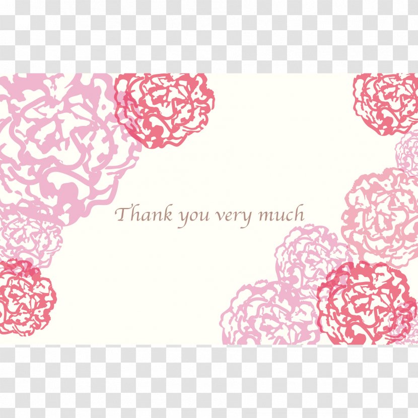Visual Arts Place Mats Pink M Font - Thank You Very Much! Transparent PNG
