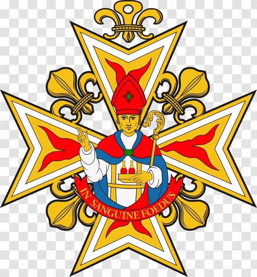 Order Of Saint Januarius Escutcheon Viceroyalty Peru Heraldry - Valentine S Transparent PNG