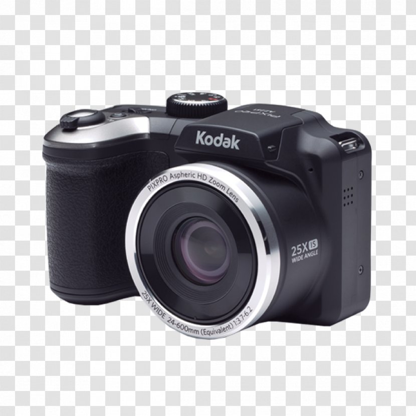 Kodak PIXPRO AZ252 Camera FZ53 Zoom Lens Digital Data Transparent PNG