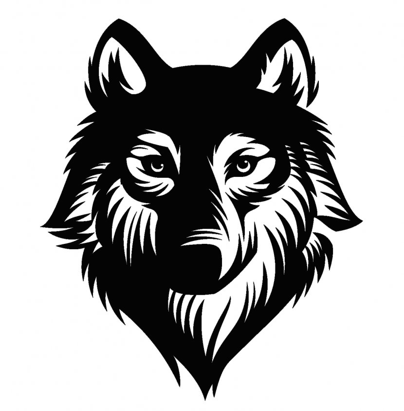 Dog Coyote Clip Art - Monochrome Photography - Wolf Transparent PNG