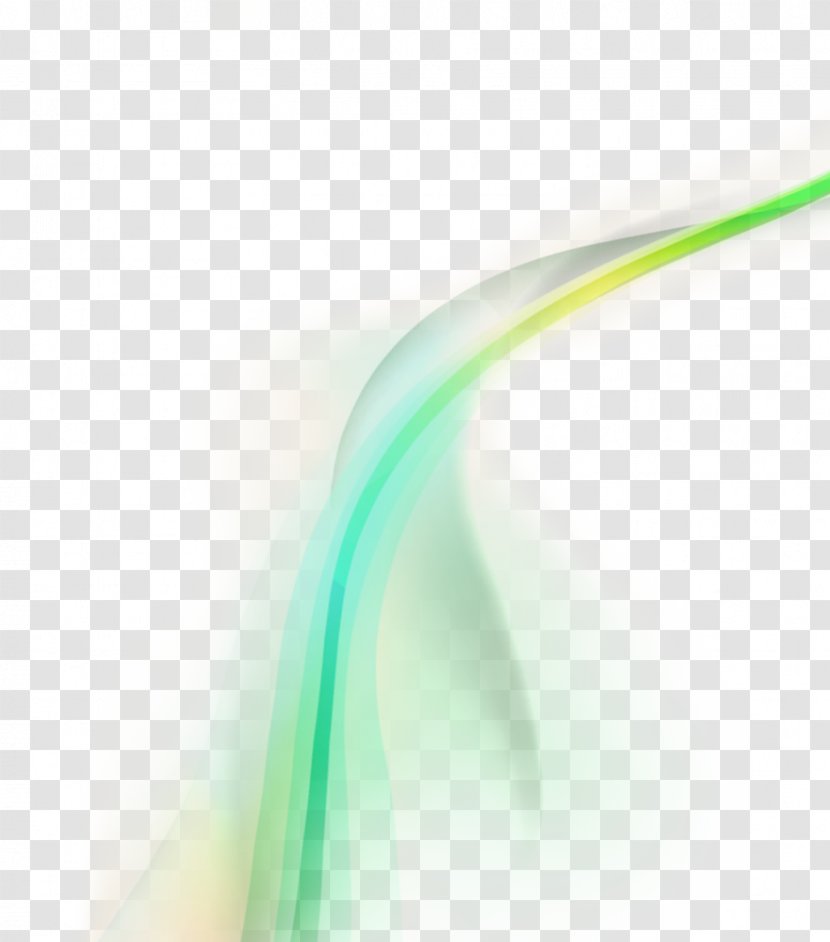 Green Line Angle Close-up - Closeup Transparent PNG