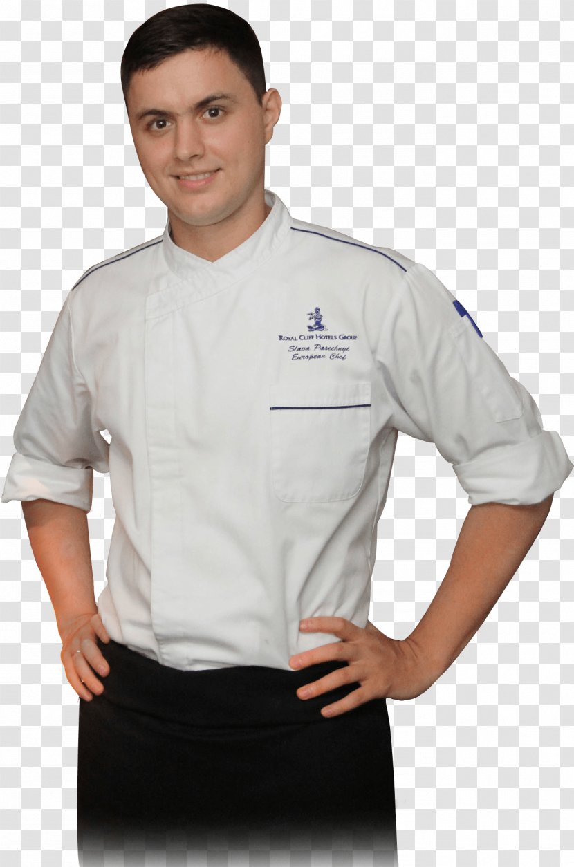 Chef's Uniform T-shirt Celebrity Chef Dress Shirt Transparent PNG