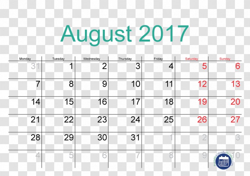 Public Holiday Here & Now (August 2018) Calendar 0 - July - Statehood Day Transparent PNG
