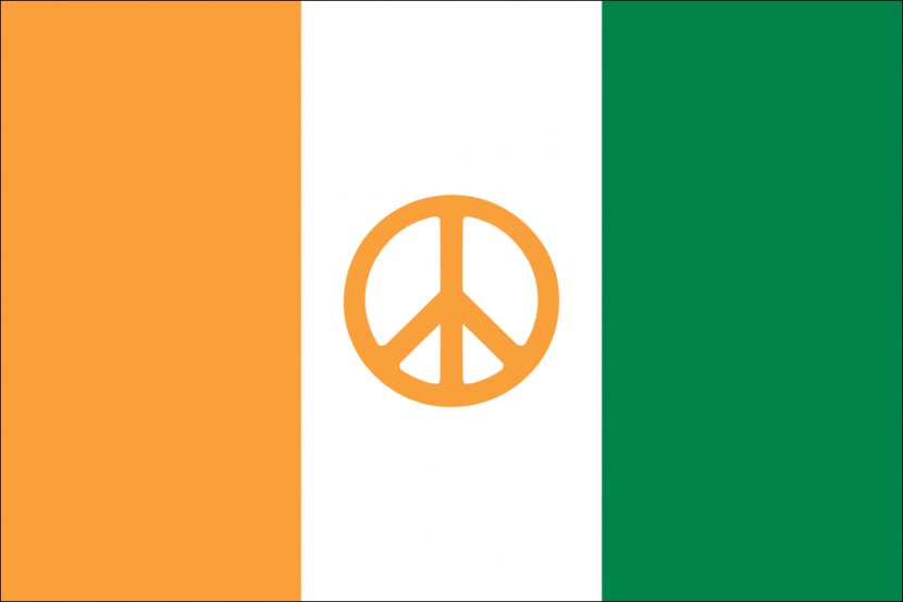 Ireland Saint Patrick's Day Peace Flag Irish People - Clover - Animated St Patricks Clipart Transparent PNG