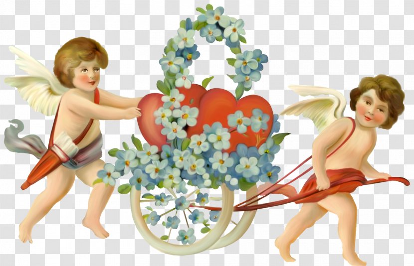 Valentine's Day Cupid Cherub Clip Art - Valentine S Transparent PNG
