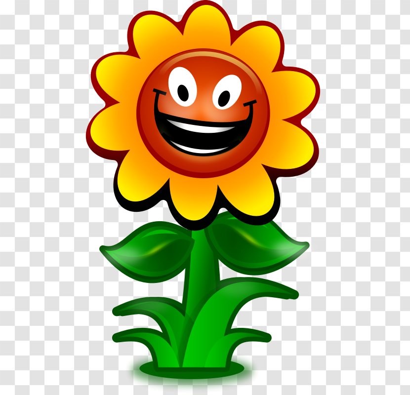 Common Sunflower Smiley Free Content Clip Art - Happiness - Cartoon Cliparts Transparent PNG
